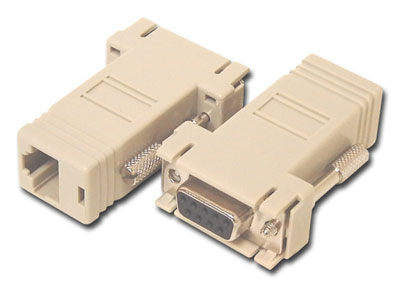 Adaptor Αντάπτορας DB9 θηλ σε RJ-45 θυλ 8P/8C